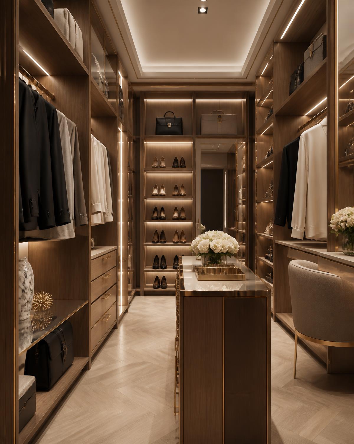 Closets e dormitórios